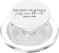 Italian Riviera rare pearl of the coast Liguria 1989 Italia PopSockets PopGrip for MagSafe