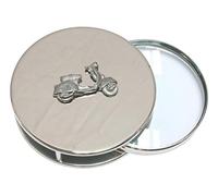 Italian Scooter Chrome Plated Magnifying Glass Folding Desktop Gift 384