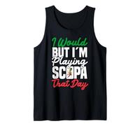 Italian Scopa Cards Nonna Nonno Playing Italian Scopa Tank Top