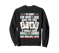Italian Scopa Cards Nonna Nonno Single Card Italian Scopa Sweatshirt