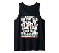 Italian Scopa Cards Nonna Nonno Single Card Italian Scopa Tank Top