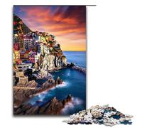 Italian Seaside Scenery 1000 Piece Jigsaw Puzzles for Adults for Gifts Best Gift Suitable for And Teenager 14 And Up 1000 PCS
