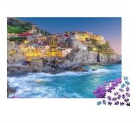Italian Seaside Village Puzzle 1000pcs (75x50cm) Puzzles, Die Für Erwachsene Und Personen Ab 14 Jahren Geeignet Sind