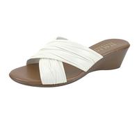 ITALIAN Shoemakers Women's Kenny Sandal, White2, 3 UK