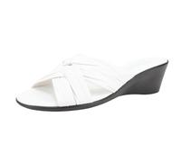 ITALIAN Shoemakers Women's Saylor Wedge Sandal, White-v2, 9 UK