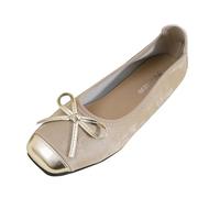 Italian Shoes Women Casual Shoe Summer Fashion Hollow Breathable Flat Heel Soft Sole Casual Shoes Leather Shoe Size 4.5 Womans Beige