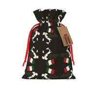 Italian Silhouette Drawstring Gift Bags Small Item Treats Wrapping Storage Bags Christmas Birthday Party Holiday