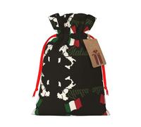 Italian Silhouette Drawstring Gift Bags Small Item Treats Wrapping Storage Bags Christmas Birthday Party Holiday