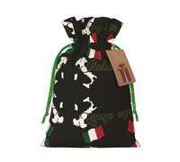Italian Silhouette Drawstring Gift Bags Small Item Treats Wrapping Storage Bags Christmas Birthday Party Holiday