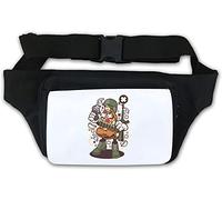 Italian Soldier Soldier Pizza Funny Italian Military Parody Waist Bag Fanny Pack White