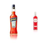 Italian Spritz Bundle of Aperol Aperitivo 70CL, 11% ABV - Italian Spritz + Sarti Rosa | Premium Fruit Liqueur from Italy - Perfect as a Spritz mixed with Prosecco and Soda | 14% ABV | 70cl