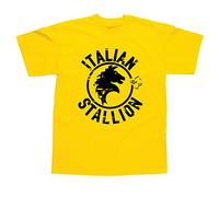 Italian Stallion Inspired by Rocky Balboa Yellow T-Shirt (L)