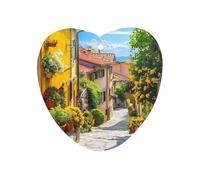 Italian Street 1 PCS Car Air Freshener Hanging Aromatherapy Tablets Automotive Ornament for Auto Room Bathroom Bedside Love form