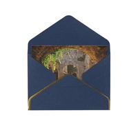 Italian Street Blank Cards With Envelopes,Greetings Single Cards With Envelopes,Send To A Close Friend