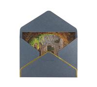 Italian Street Blank Cards With Envelopes,Greetings Single Cards With Envelopes,Send To A Close Friend