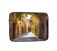 Italian Street Laptop Case 17 inch, Shockproof Protective Computer Sleeve Cover Water Resistant Laptop Bag Carrying Tablet Cover Briefcase Handbags Gifts for Men Women