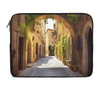 Italian Street Laptop Sleeve 12inch Laptop Protective Case for Women Men Shockproof Computer Cover Portable Notebook Briefcases Computer Carrying Bag Lap Top Protector Compatible with Notebooks