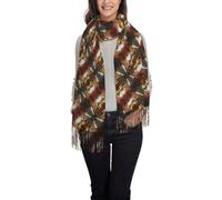 Italian Street Print Women'S Tassel Scarf Warm Scarf Essential For Winter Autumn And Springclothin
