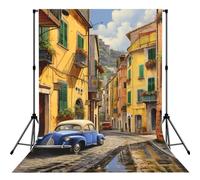 Italian Street Professional Photo Backdrop, Background With Rod Pocket For Studio, Newborn & Event Photography - 5x7ft
