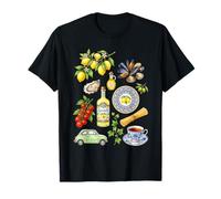 Italian Summer Amalfi Coast Limoncello Mediterranean Food T-Shirt