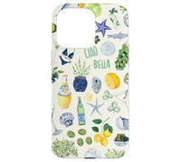 Italian Summer Collage Limoncello Ciao Bella Tomato Girly Case for iPhone 15 Pro Max