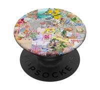 Italian Summer Mediterranean East Coast Collage Aesthetic PopSockets Adhesive PopGrip