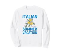 Italian Summer Vacation Lemon Design for Travelers Sweatshirt