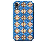 Italian Tile Inspired (2) White, Blue, Orange - Habitat Case for iPhone XR