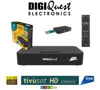 Digiquest Decoder Tivùsat Classic Q10, Nero