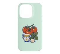 Italian Tomato Basil Olive Oil Garlic Kitchen Design Case for iPhone 14 Pro