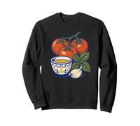 Italian Tomato Basil Olive Oil Garlic Kitchen Design Sweatshirt