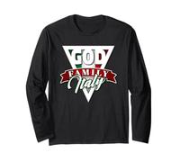 Italian Traditions - Proud Italian Roots - Heritage Flag Long Sleeve T-Shirt