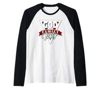 Italian Traditions - Proud Italian Roots - Heritage Flag Raglan Baseball Tee