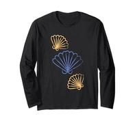 Italian Tuscan Mediterranean Sea Shell Sardinia Romantic Fun Long Sleeve T-Shirt