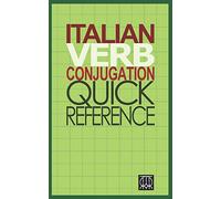 Italian Verb Conjugation Quick Reference