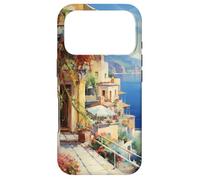 Italian Village By Sea Southern Italy Painting Case for iPhone 17 Pro