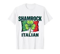 Italian with Shamrock Saint Patricks Day T-Shirt