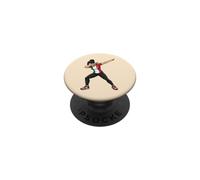Italian Woman Dabbing Italy Flag PopSockets Adhesive PopGrip