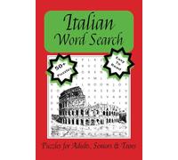 Italian Word Search Puzzle Book: Word Searches with Easy to Read Print about Italian, Italy Facts, Italian Culture, and More / 6x9 inches, 110 pages / ... … Gift for Vacations, Holidays, and Free Time