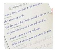 Italic 3D Groove Practice English Calligraphy Copybook Handwriting Practice Book for Adults and Kids