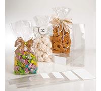 Italpak Square envelopes 6+4x22 cm transparent