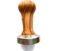 italparts VIA Crema Tamper Made in Italy by Motta (54 mm, Olive Wood)