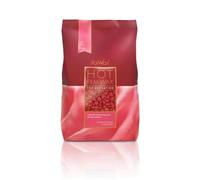 Italwax Classic Line Rose Hard Wax Beads 2.2 lb (1 kg) - Medium-Long Setting Stripless Wax for Large Areas & Coarse Hair - Made in Italy