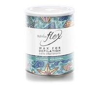 Italwax Flex Acquamarine 800ml - Soft wax for hair removal - Unscented - Liposoluble syntetic formulation - Ideal for waxing all body area