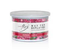 Italwax Flex Raspberry 400ml - Soft wax for hair removal - Raspeberry Aroma - Liposoluble syntetic formulation - Ideal for waxing all body area