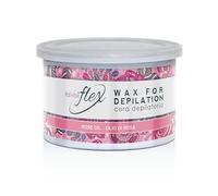 Italwax Flex Rose Oil 400ml - Soft wax for hair removal - Unscented - Liposoluble syntetic formulation - Ideal for waxing all body area