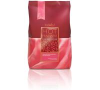 Italwax Rose - 500g / 1.1lb - Hard wax beads for hair removal - Natural formulation ideal for all skin type - Unscented - Recommended for Bikini Area and Armpits