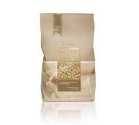 Italwax White Chocolate Hard Wax Beads - 1Kg (2.2 lbs) - Strip-Free, Vanilla aroma Hair Removal Wax, Gentle on All Skin Types, Ideal for Bikini Line & Underarms, Professional & Home Use