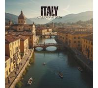 Italy 2026 Calendar: Scenic Monthly Views of Vineyards, Lakesides, Mountain Ranges & Coastal Landscapes • U.S. Holidays with Notes | 8.5 × 8.5 in