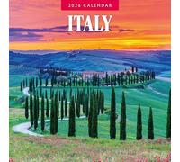Italy - 2026 Square Wall Calendar - by Red Robin Publishing